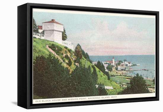 Mission Point, Mackinac Island, Michigan-null-Framed Stretched Canvas