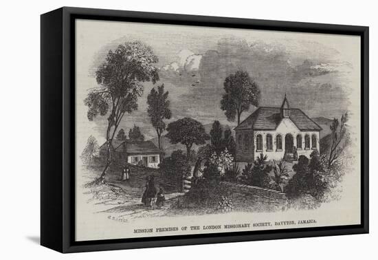 Mission Premises of the London Missionary Society, Davyton, Jamaica-null-Framed Stretched Canvas