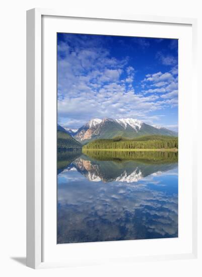 Mission Reservoir, Peaks of the Mission Mountains Near St Ignatius, Montana, USA-Chuck Haney-Framed Photographic Print