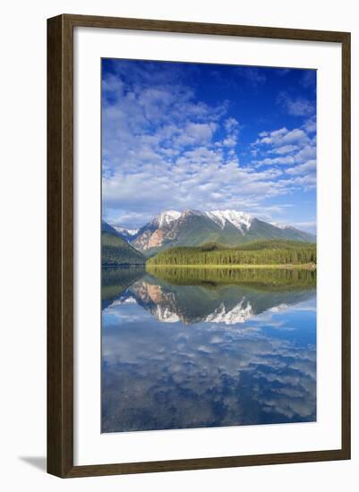 Mission Reservoir, Peaks of the Mission Mountains Near St Ignatius, Montana, USA-Chuck Haney-Framed Photographic Print