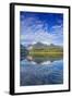 Mission Reservoir, Peaks of the Mission Mountains Near St Ignatius, Montana, USA-Chuck Haney-Framed Photographic Print