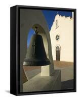 Mission San Antonio de Los Tiguas, El Paso, Texas, USA-Walter Bibikow-Framed Stretched Canvas