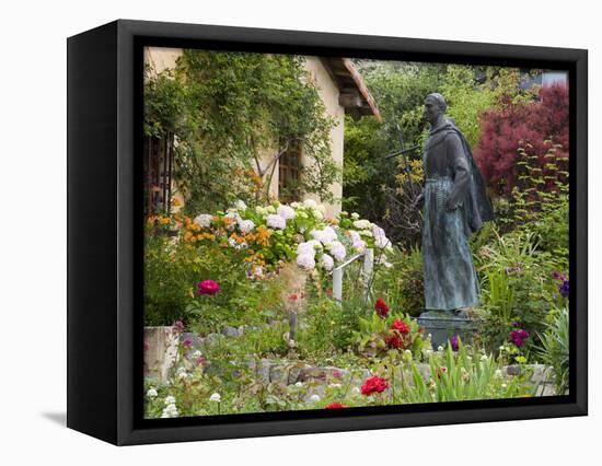 Mission San Carlos Borromeo, Carmel-By-The-Sea, Monterey County, California, United States of Ameri-Richard Cummins-Framed Stretched Canvas