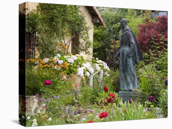 Mission San Carlos Borromeo, Carmel-By-The-Sea, Monterey County, California, United States of Ameri-Richard Cummins-Stretched Canvas