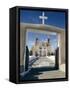 Mission San Francisco De Asis, Ranchos De Taos, New Mexico, USA-Walter Rawlings-Framed Stretched Canvas