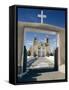 Mission San Francisco De Asis, Ranchos De Taos, New Mexico, USA-Walter Rawlings-Framed Stretched Canvas