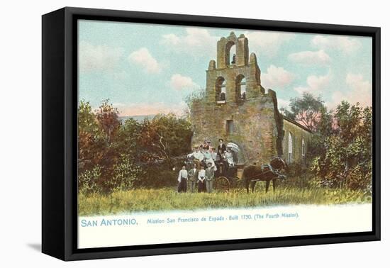 Mission San Francisco de la Espada, San Antonio, Texas-null-Framed Stretched Canvas