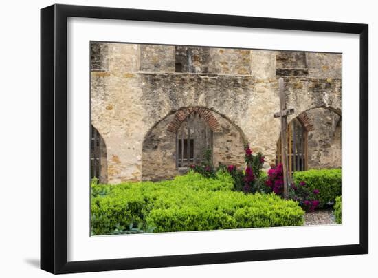 Mission San Jose in San Antonio, Texas, USA-Chuck Haney-Framed Photographic Print