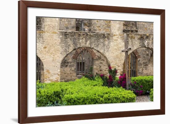 Mission San Jose in San Antonio, Texas, USA-Chuck Haney-Framed Photographic Print