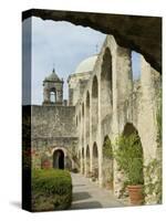 Mission San Jose, San Antonio, Texas, USA-Ethel Davies-Stretched Canvas