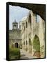 Mission San Jose, San Antonio, Texas, USA-Ethel Davies-Framed Stretched Canvas