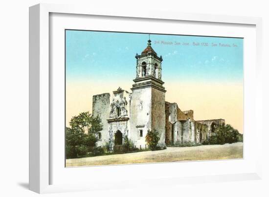 Mission San Jose, San Antonio, Texas-null-Framed Art Print