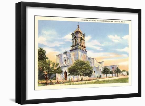 Mission San Jose, San Antonio, Texas-null-Framed Art Print