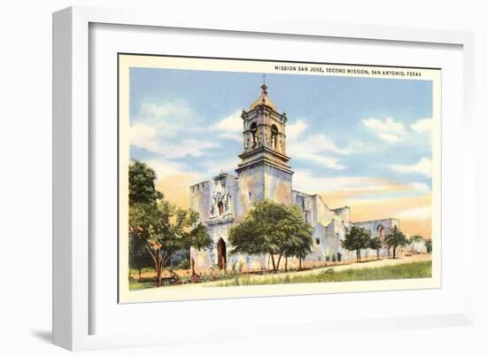 Mission San Jose, San Antonio, Texas-null-Framed Art Print