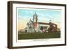 Mission San Luis Rey, Oceanside, San Diego County, California-null-Framed Art Print