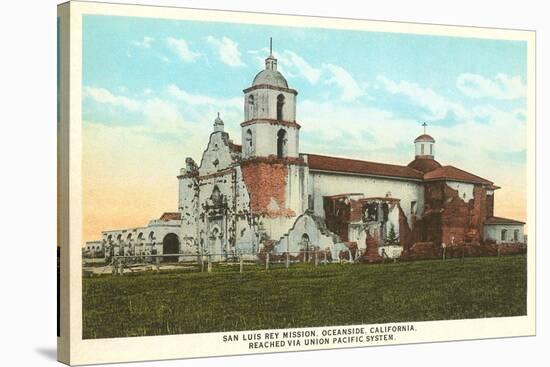 Mission San Luis Rey, Oceanside, San Diego County, California-null-Stretched Canvas