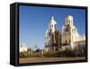 Mission San Xavier Del Bac, Arizona, USA-Luc Novovitch-Framed Stretched Canvas