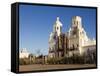 Mission San Xavier Del Bac, Arizona, USA-Luc Novovitch-Framed Stretched Canvas