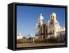 Mission San Xavier Del Bac, Arizona, USA-Luc Novovitch-Framed Stretched Canvas