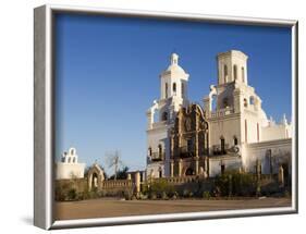 Mission San Xavier Del Bac, Arizona, USA-Luc Novovitch-Framed Photographic Print