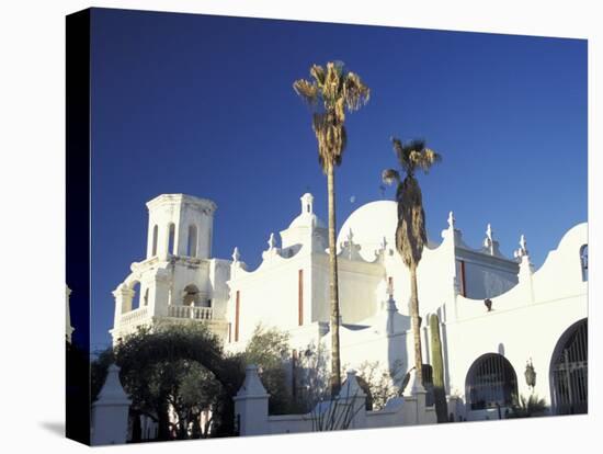 Mission San Xavier del Bac, San Xavier, Arizona, USA-Jamie & Judy Wild-Stretched Canvas