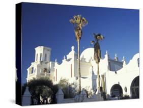 Mission San Xavier del Bac, San Xavier, Arizona, USA-Jamie & Judy Wild-Stretched Canvas