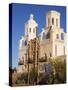 Mission San Xavier Del Bac, Tucson, Arizona, United States of America, North America-Richard Cummins-Stretched Canvas