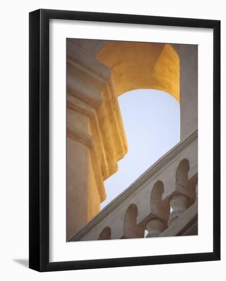 Mission San Xavier Del Bac, Tucson, Arizona, USA-Merrill Images-Framed Photographic Print