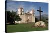 Mission Santa Barbara after 1996 Restoration-Bob Rowan-Stretched Canvas