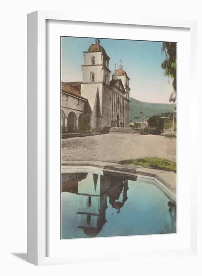 Mission, Santa Barbara, California-null-Framed Art Print