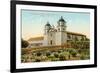 Mission, Santa Barbara, California-null-Framed Art Print