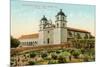 Mission, Santa Barbara, California-null-Mounted Art Print