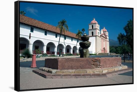 Mission Santa Barbara, Founded 1786, Santa Barbara, California, United States of America-Ethel Davies-Framed Stretched Canvas