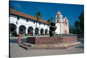 Mission Santa Barbara, Founded 1786, Santa Barbara, California, United States of America-Ethel Davies-Stretched Canvas