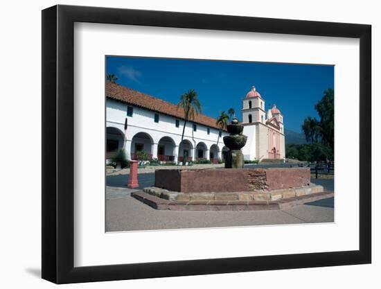 Mission Santa Barbara, Founded 1786, Santa Barbara, California, United States of America-Ethel Davies-Framed Photographic Print