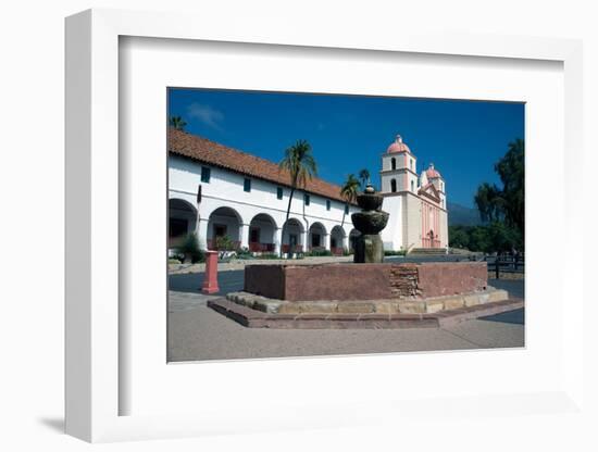 Mission Santa Barbara, Founded 1786, Santa Barbara, California, United States of America-Ethel Davies-Framed Photographic Print