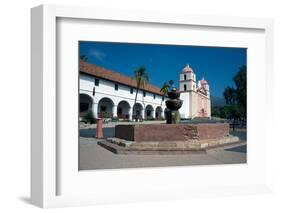 Mission Santa Barbara, Founded 1786, Santa Barbara, California, United States of America-Ethel Davies-Framed Photographic Print