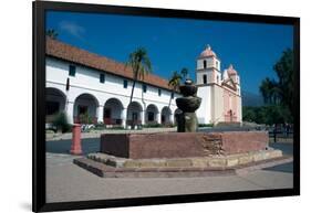 Mission Santa Barbara, Founded 1786, Santa Barbara, California, United States of America-Ethel Davies-Framed Photographic Print