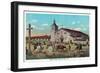 Mission Santa Clara de Asis - Santa Clara, CA-Lantern Press-Framed Art Print