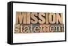 Mission Statement-PixelsAway-Framed Stretched Canvas