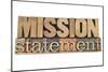 Mission Statement-PixelsAway-Mounted Art Print