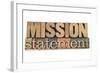 Mission Statement-PixelsAway-Framed Art Print