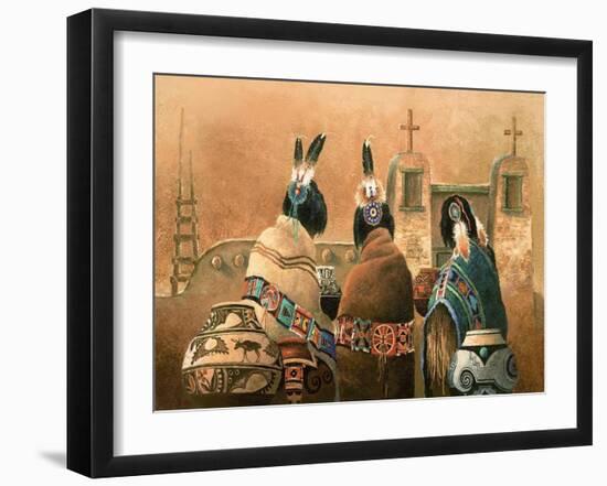 Mission Trio-Alma Lee-Framed Art Print