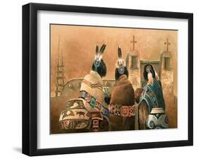 Mission Trio-Alma Lee-Framed Art Print