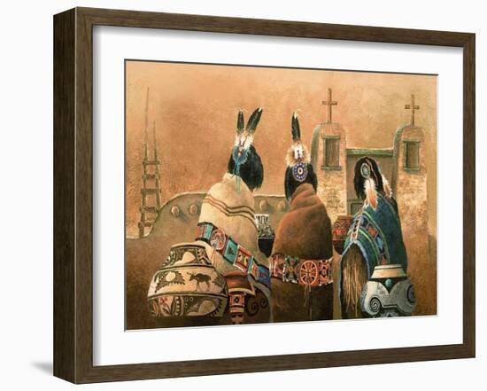 Mission Trio-Alma Lee-Framed Art Print