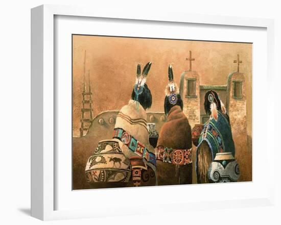 Mission Trio-Alma Lee-Framed Art Print