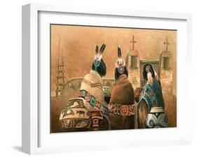 Mission Trio-Alma Lee-Framed Art Print