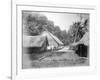 Mission, Ureparapara, Torba Province, Vanuatu, 1885-null-Framed Giclee Print