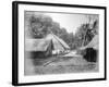 Mission, Ureparapara, Torba Province, Vanuatu, 1885-null-Framed Giclee Print