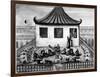 Missionaries Showing the King of Siam a Solar Eclipse-null-Framed Giclee Print